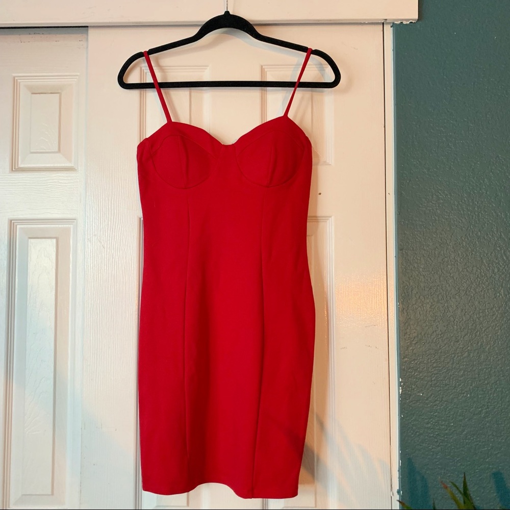 Red Mini Cocktail Dress